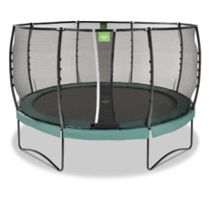 Trampoline EXIT Allure Premium groen - met veiligheidsnet ø 427 cm
