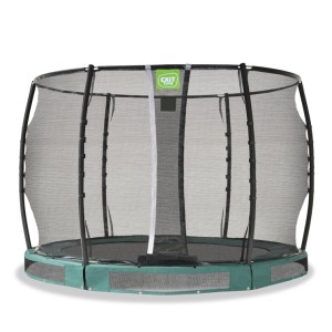 Trampoline EXIT Allure Premium inground groen - met veiligheidsnet ø 305 cm