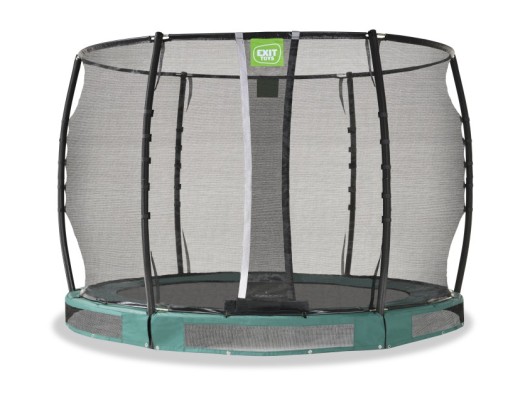 Trampoline EXIT Allure Premium inground groen - met veiligheidsnet ø 305 cm