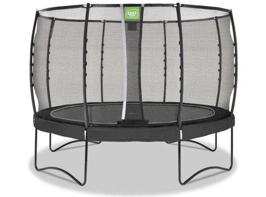 Trampoline EXIT Allure Premium zwart - met veiligheidsnet ø 366 cm