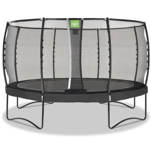 Trampoline EXIT Allure Premium zwart - met veiligheidsnet ø 427 cm