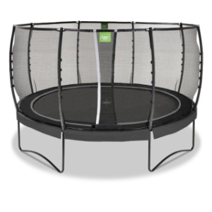 Trampoline EXIT Allure Premium zwart - met veiligheidsnet ø 427 cm