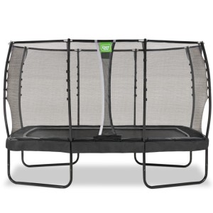 Trampoline EXIT Allure Premium zwart - met veiligheidsnet 214 x 366 cm