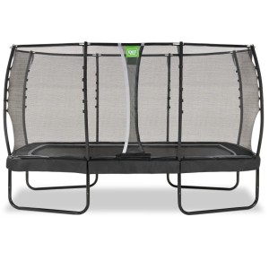 Trampoline EXIT Allure Premium zwart - met veiligheidsnet 244 x 427 cm