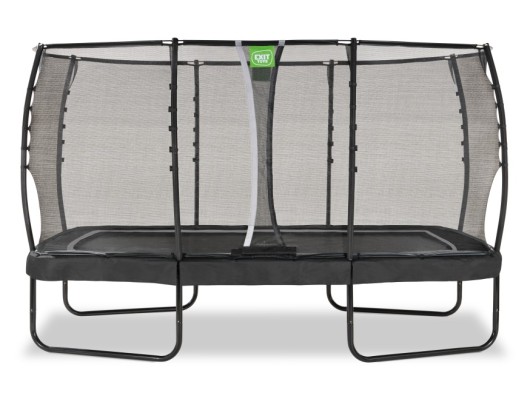 Trampoline EXIT Allure Premium zwart - met veiligheidsnet 244 x 427 cm