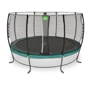 Trampoline EXIT Lotus Classic groen - met veiligheidsnet ø 427 cm