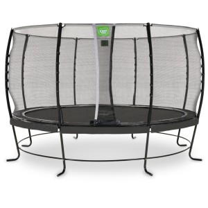 Trampoline EXIT Lotus Classic zwart - met veiligheidsnet ø 427 cm