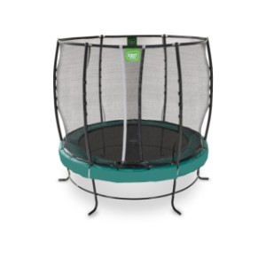 Trampoline EXIT Lotus Premium groen - met veiligheidsnet ø 253 cm