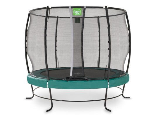 Trampoline EXIT Lotus Premium groen - met veiligheidsnet ø 305 cm