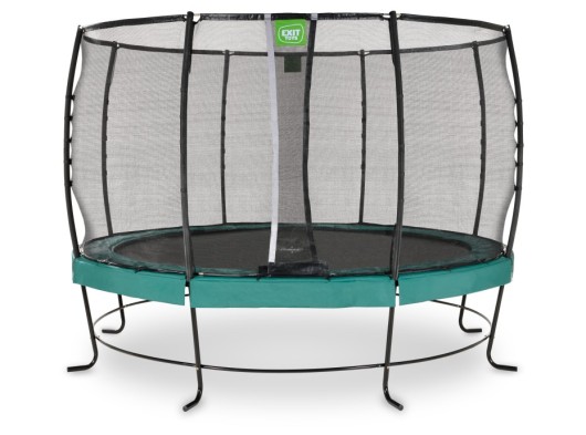 Trampoline EXIT Lotus Premium groen - met veiligheidsnet ø 366 cm