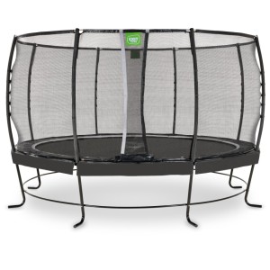 Trampoline EXIT Lotus Premium zwart - met veiligheidsnet ø 427 cm