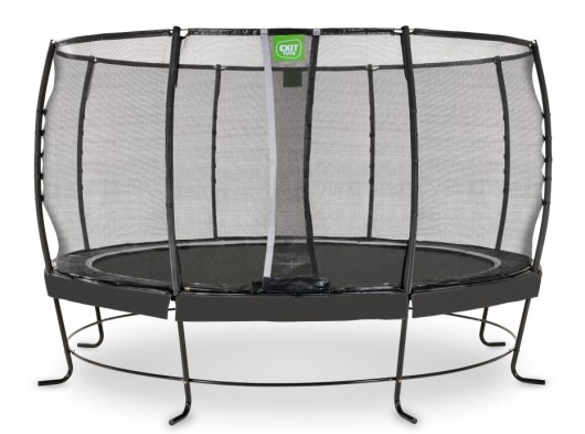 Trampoline EXIT Lotus Premium zwart - met veiligheidsnet ø 427 cm