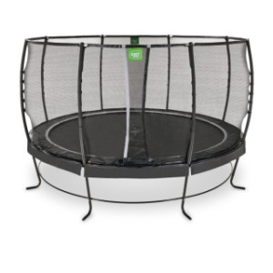 Trampoline EXIT Lotus Premium zwart - met veiligheidsnet ø 427 cm