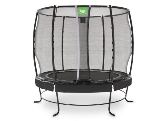 Trampoline EXIT Lotus Premium zwart - met veiligheidsnet ø 253 cm