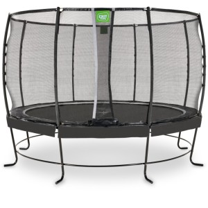 Trampoline EXIT Lotus Premium zwart - met veiligheidsnet ø 366 cm