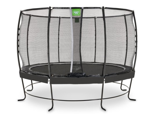 Trampoline EXIT Lotus Premium zwart - met veiligheidsnet ø 366 cm