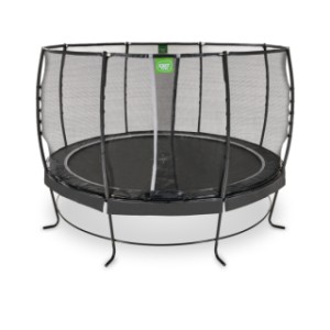 Trampoline EXIT Lotus Premium zwart - met veiligheidsnet ø 366 cm