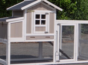 Plexiglas Isolatie Set voor konijnenhok Joas met ren (geen konijnenhok)