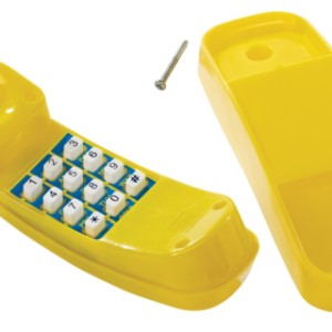 Kunststof telefoon voor speeltoestel