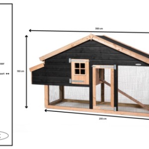 Kippenhok Remco Voldux - Details en afmetingen