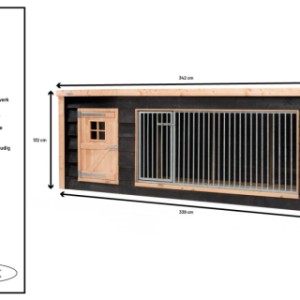 Hondenkennel Rambo XL - Details en afmetingen