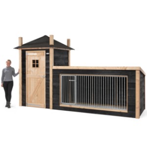 Hondenkennel Hooiberg Lassie Voldux 392x150x235cm