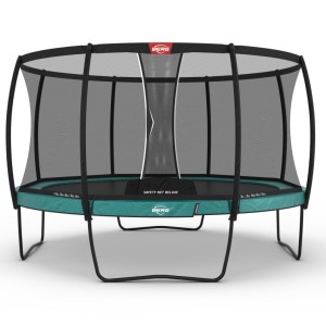 Trampoline BERG Champion 430 safety Groen - met veiligheidsnet Deluxe Ø430cm