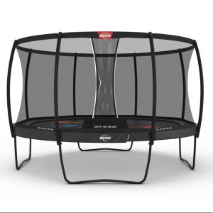 Trampoline BERG Champion Levels Grijs - met veiligheidsnet Deluxe Ø430cm