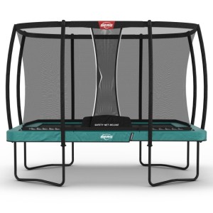 Trampoline BERG Ultim Champion Groen - met veiligheidsnet Deluxe 330x220cm