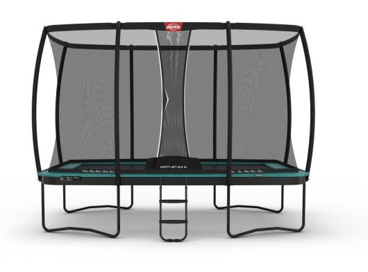 Trampoline BERG Ultim Champion Groen - met veiligheidsnet DLX XL 410x250cm