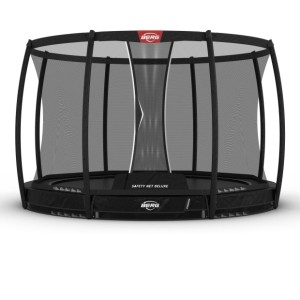 Trampoline BERG Champion InGround Zwart - met net Deluxe Ø330cm
