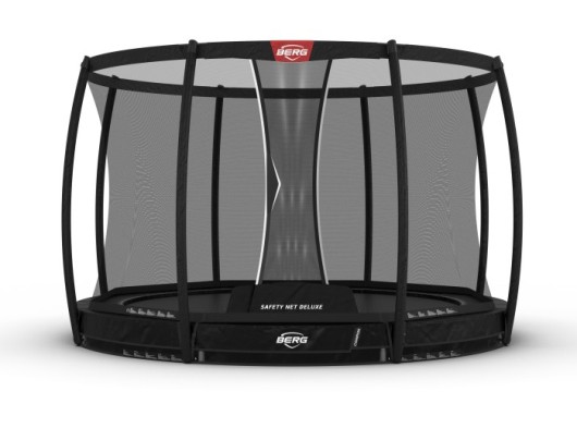 Trampoline BERG Champion InGround Zwart - met net Deluxe Ø330cm