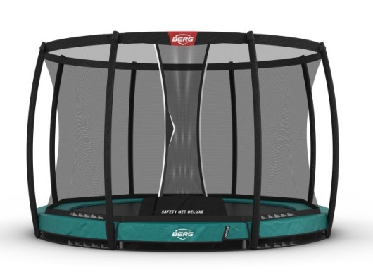 Trampoline BERG Champion InGround Groen - met net Deluxe Ø330cm