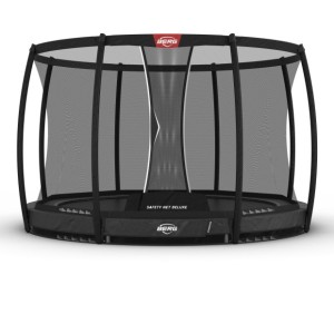 Trampoline BERG Champion 330 safety InGround Grijs - met veiligheidsnet Deluxe Ø330cm