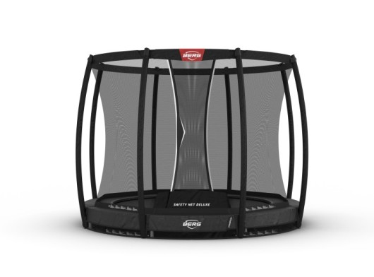 Trampoline BERG Champion InGround Grijs - met net Deluxe Ø270cm
