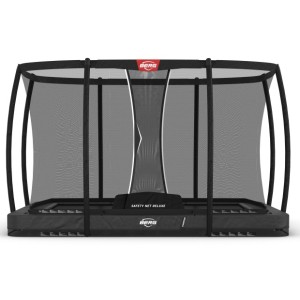 Trampoline BERG Ultim Champion InGround Grijs - met net Deluxe 330x220cm