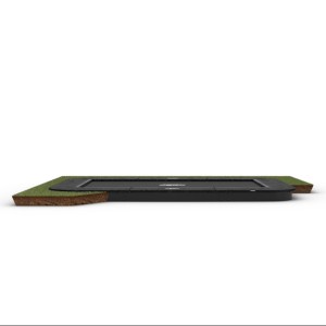 Trampoline BERG Ultim Champion Flatground Zwart 330x220cm
