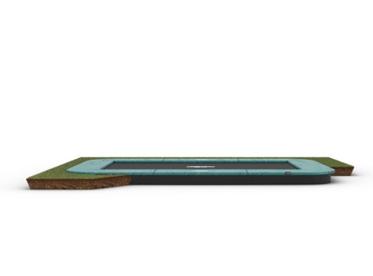 Trampoline BERG Ultim Champion Flatground Groen 330x220cm