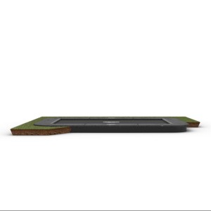 Trampoline BERG Ultim Champion Flatground Grijs 330x220cm
