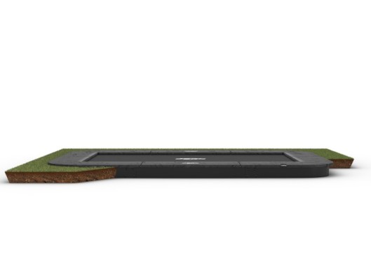 Trampoline BERG Ultim Champion Flatground Grijs 330x220cm