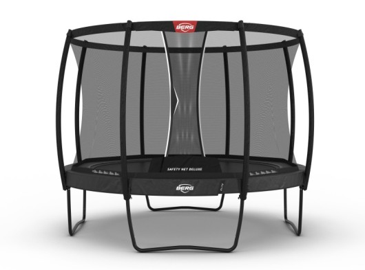 Trampoline BERG Elite Grijs - met veiligheidsnet Deluxe Ø330cm