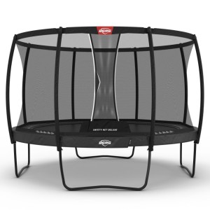 Trampoline BERG Elite Grijs - met safetynet Deluxe Ø380cm