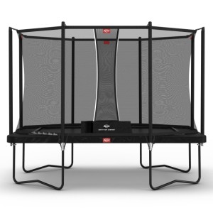 Trampoline BERG Ultim Favorit Zwart- met veiligheidsnet Comfort 330x220cm