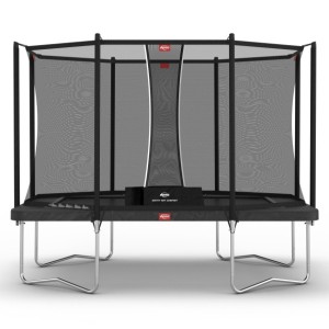 Trampoline BERG Ultim Favorit Grijs - met veiligheidsnet Comfort 330x220cm