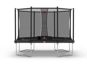 Trampoline BERG Ultim Favorit Grijs - met veiligheidsnet Comfort 330x220cm
