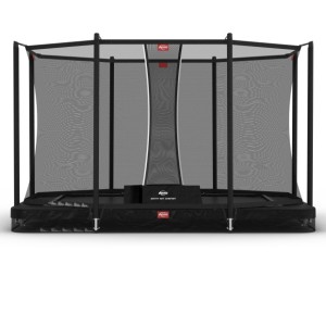 Trampoline BERG InGround Ultim Favorit Zwart- met net Comfort 330x220cm