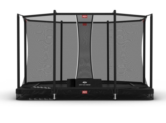 Trampoline BERG InGround Ultim Favorit Zwart- met net Comfort 330x220cm