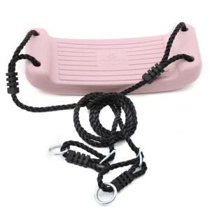 Schommelzitje Pale pink/zwart 40x16x7cm