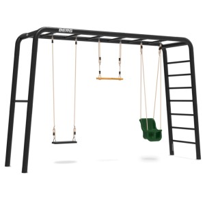 BERG PlayBase Large TL met babyzitje, trapeze en rubber schommelzitje 380x100x245cm