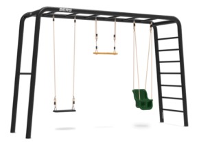 BERG PlayBase Large TL met babyzitje, trapeze en rubber schommelzitje 380x100x245cm